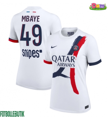 Paris Saint-Germain Ibrahim Mbaye #49 Bortatröja Kvinnor 2025-26 Kortärmad